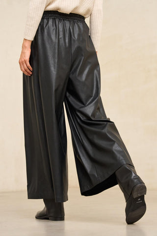 Jauri black vegan leather pants