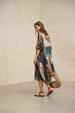 Elvina printed dress