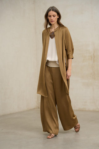 Calças Sway cor avelã