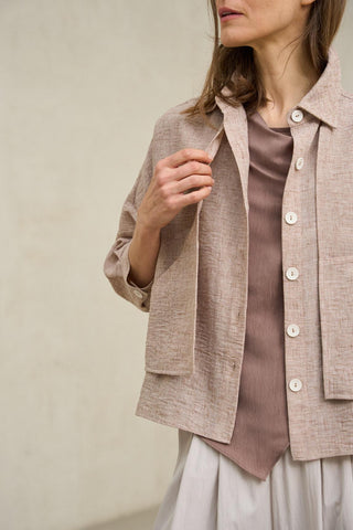 Chaqueta Lise color arena