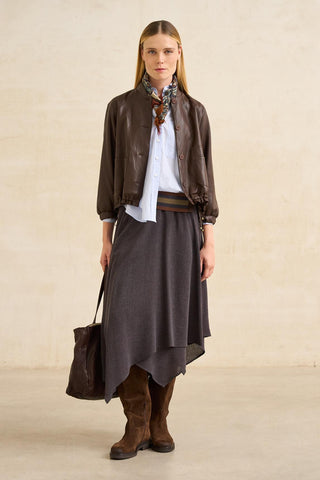 Falda Naila gris antracita