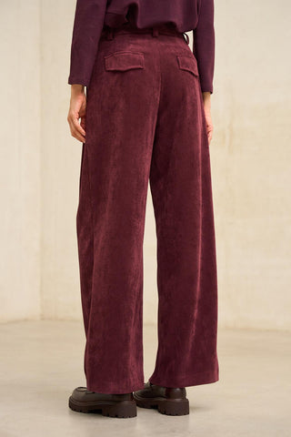 Pantalón Érval burdeos