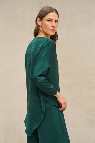 Emerald green Leia blouse