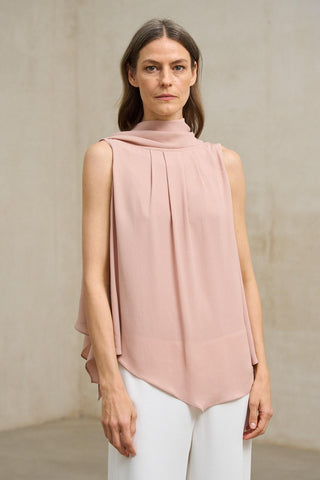 Blusa Támara rosa empolvado