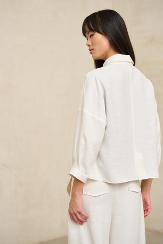 Camisa Lise blanco roto