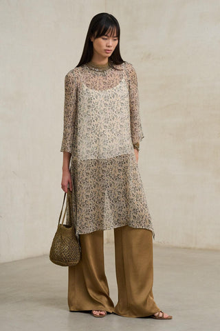 Calças Sway cor avelã