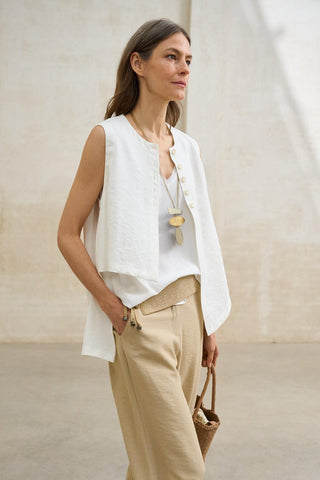 Chaleco Freja blanco