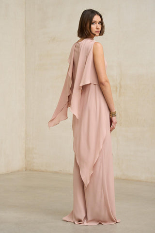 Vestido Kaedryn, rosa antigo