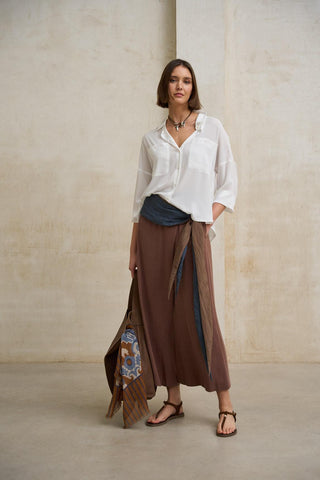 Calças terracota Narel