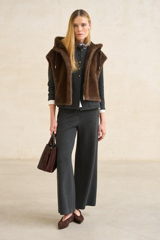 Brown Furbi vest