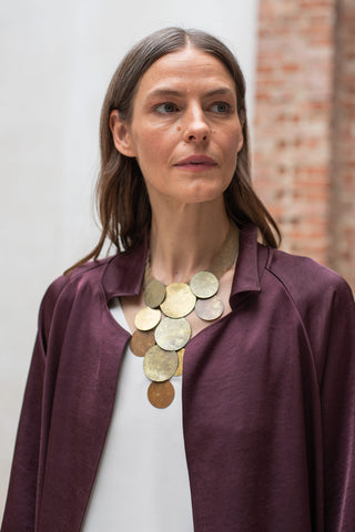 Collar Solaris dorado FL Private Collection